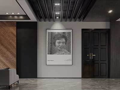 Modern Guest Restaurant 3d model