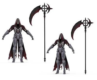 Modern Game Role Game Role Death 3d model
