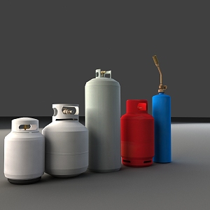 Gas tank industrial equipment 3d model