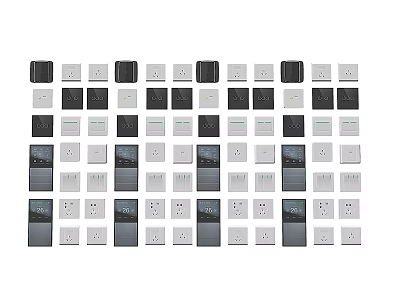 Hardware switch panel 3d model