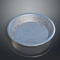 Round Aluminum Perforated Sieve Kitchen Tool For Cooking And Baking 3d model