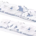Natural Snow Piles With Irregular Shapes In Winter Landscape Scene