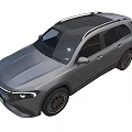Modern Gray SUV Car Design With Roof Rails Alloy Wheels And Sleek Exterior
