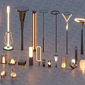 Stylish Outdoor Lights With Various Modern Designs Different Shapes And Animal Decorations