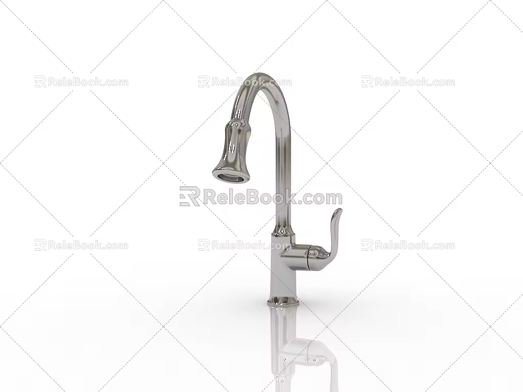 Modern hardware faucet 3d model