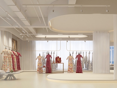 Modern Bridal Shop Bridal Shop Second Floor 3d model