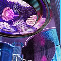 Modern KTV Interior Design With Colorful Lighting Stage And Comfortable Seating Area
