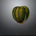 Fresh Organic Green and Orange Striped Squash with Vibrant Rind and Nutritious Flesh