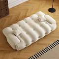 Sofa Cream Style Sofa Bed Folding Sofa 3d model