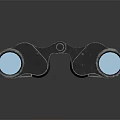 Vintage Binoculars With Classic Metal Design For Commercial Surveillance Equipment Use