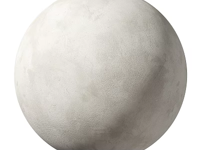 White Textured Sphere Component With Matte Finish For Architectural Decorative Use 3d model