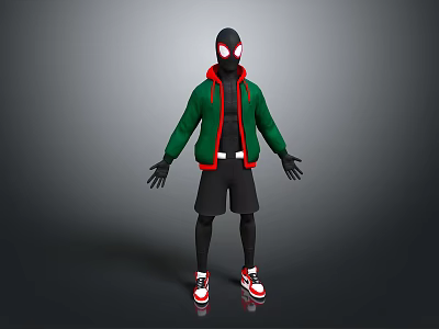 Modern Spiderman Cartoon Spiderman Anime Spiderman 3d model
