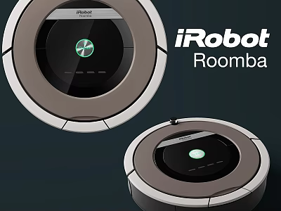 iRobot Roomba Smart Robotic Vacuum Cleaner As Efficient Kitchen Cleaning Appliance 3d model