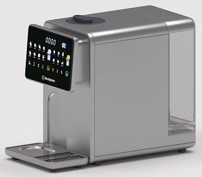 Modern De'Longhi Silver Coffee Machine With Digital Display Water Tank And Automatic Function 3d model