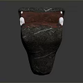 Detailed Crocodile Head Model With Open Mouth Red Internal Organs And Sharp White Teeth