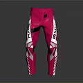 Fashionable Pink Pants With Geometric Patterns And M2 Lettering Design