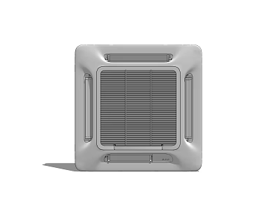 Air Conditioner Outlet Square Modern Design With Grille For Home Interior Use 3d model