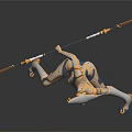 Modern game characters Sci-fi characters Alien characters Alien warriors 3d model