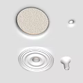 Modern LED Downlights And Spotlights Ceiling Lighting Fixtures With Different Designs 3d model