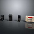 Various Computer Security Control Devices Featuring Keypad Camera and Digital Display Panels