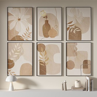 Simple Decorative Painting 3d model