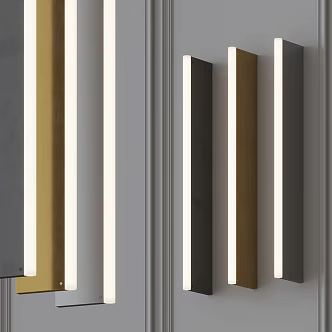 Strip Wall Lamp Light Luxury Wall Lamp Long Strip Wall Lamp Minimalist Wall Lamp 3d model