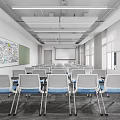 Multi-function meeting room 3d model