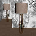 Quiet floor lamp decorative lamp 3d model