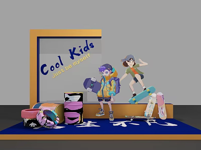 Modern Beauty Chen 3d model