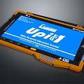 Modern Tablet Tactical Tablet Notebook 3d model
