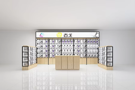 Modern Mobile Phone Store Shopping Mall Mobile Phone Store 3d model