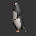 Modern Penguin Cartoon Penguin 3d model