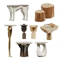 Various Stylish Side Tables With Unique Designs And Diverse Materials For Home Decor