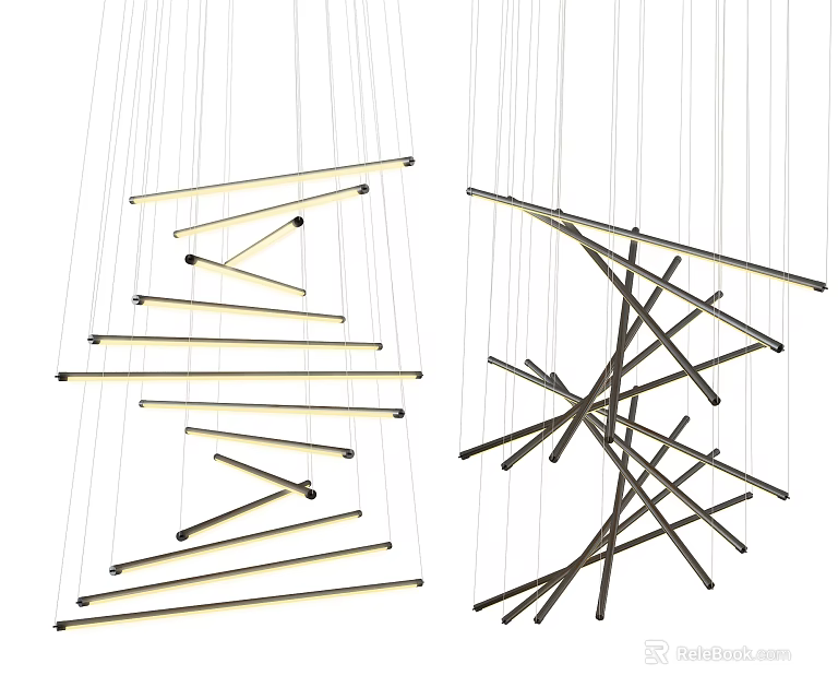 Modern Inflatable Models With Creative Hanging Strip Design For Decoration 3d model