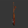 Classical Wooden Violin And Bow For Musical Performance And Practice