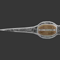 Rustic Handcrafted Axe With Metal Head And Wooden Handle Design