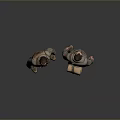 Worker European worker mechanic builder repairman miner digger modern figure 3d model