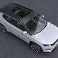 White Jeep SUV With Black Roof Front Grille And Modern Alloy Wheels