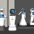 intelligent robot 3d model