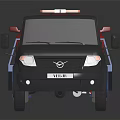 Black Tow Truck Transporting Red Sports Car On Flatbed Trailer