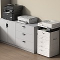 Printer copy Office equipment Office supplies 3d model