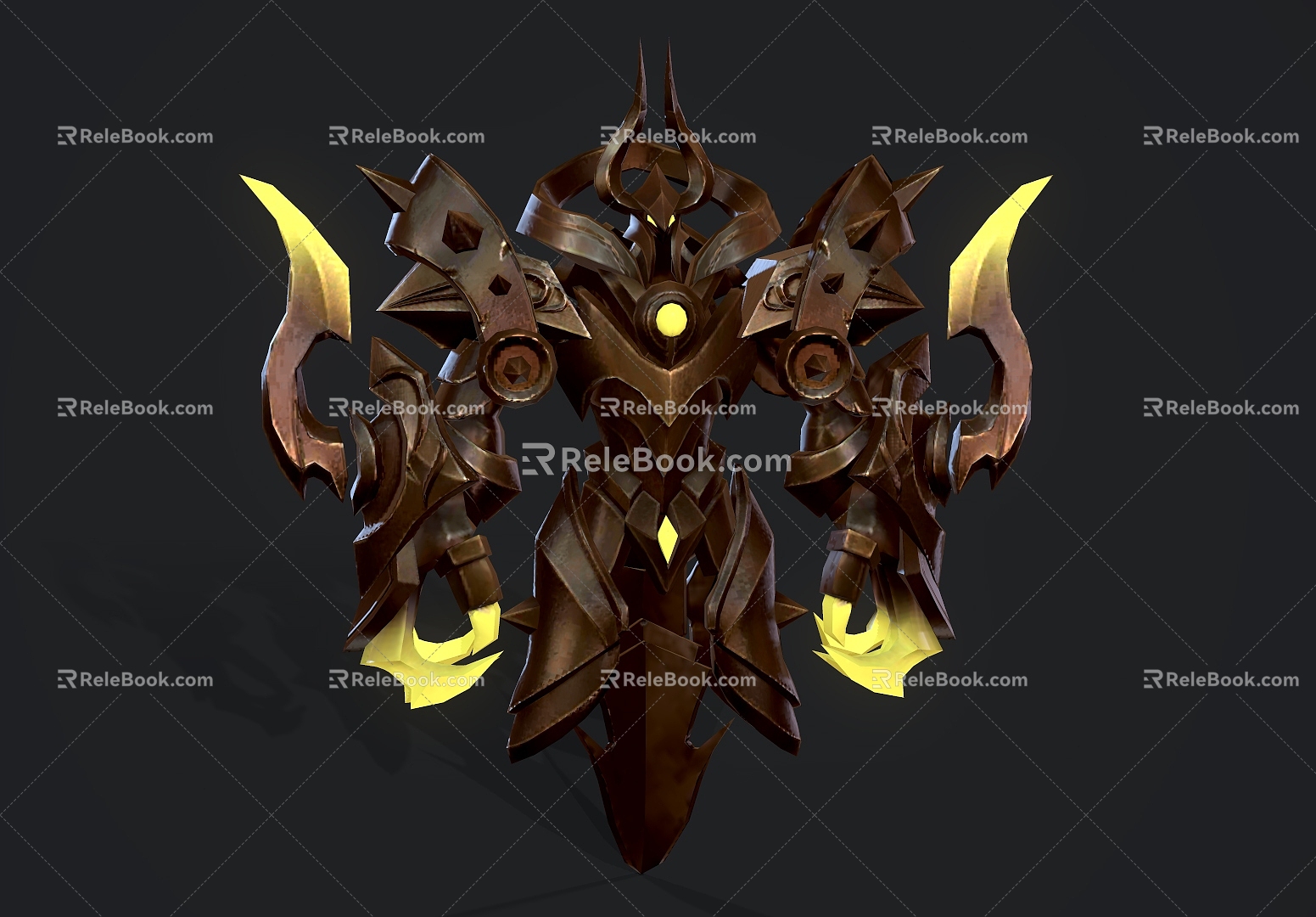 Future Warrior Knight Armor 3d model