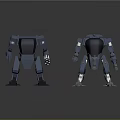 Blue Robots 3D Models Character And Creature Design From Different Angles 3d model