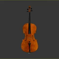 Violin Violin Cartoon Violin Animation Violin Instrument String Western Instrument 3d model