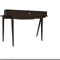 Modern Wooden Vanity Table With Drawers Sturdy Legs And Simple Design