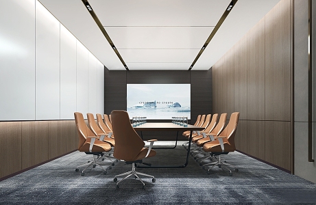 Modern Conference Room 3d model