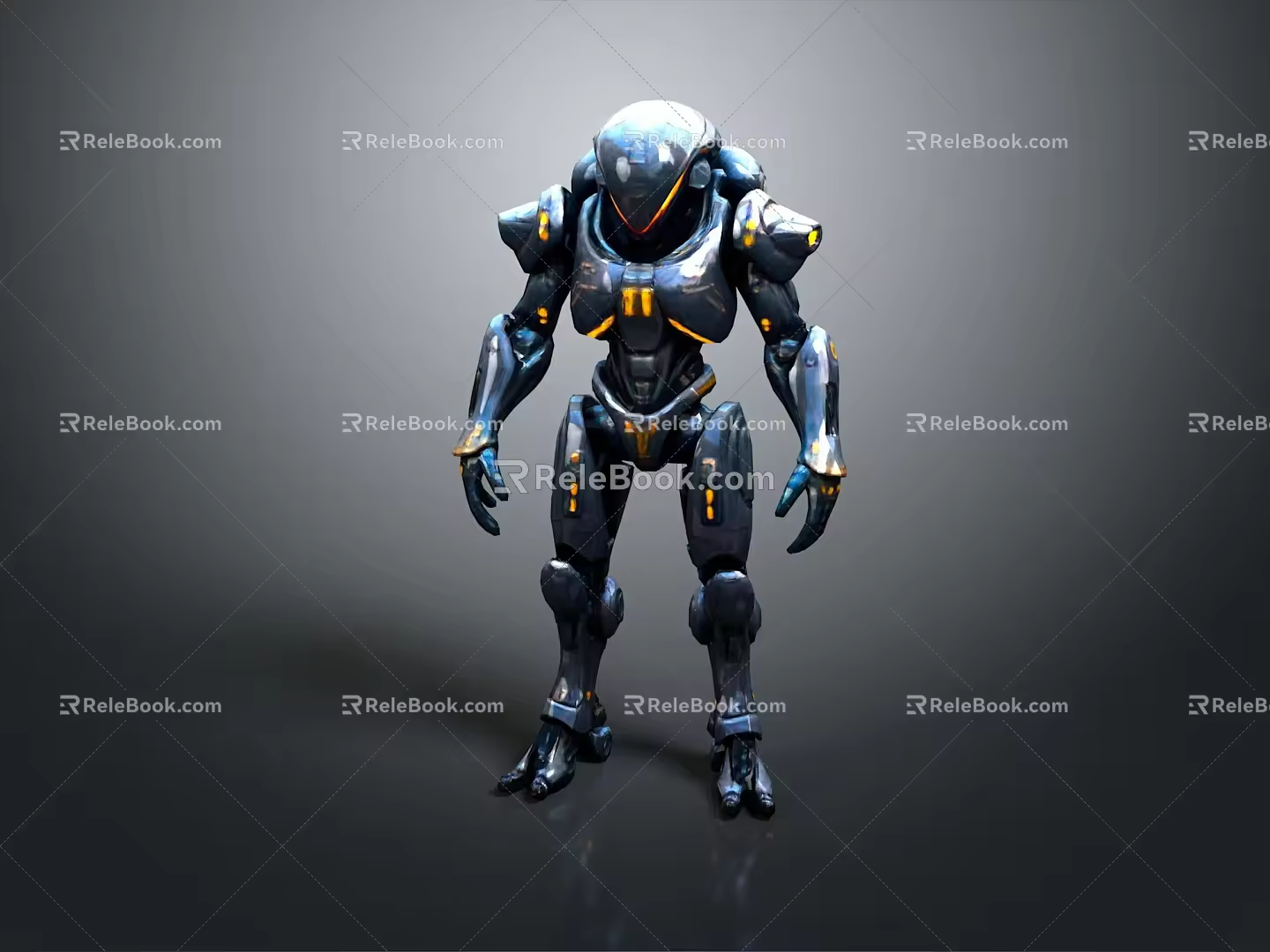 Mech Warrior Mech Soldier Machine Battlearm Mechanical Battlearm Machine Fighter Robot 3d model
