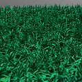 Lush Green Grass With Dense Blades And Vibrant Carpet Texture