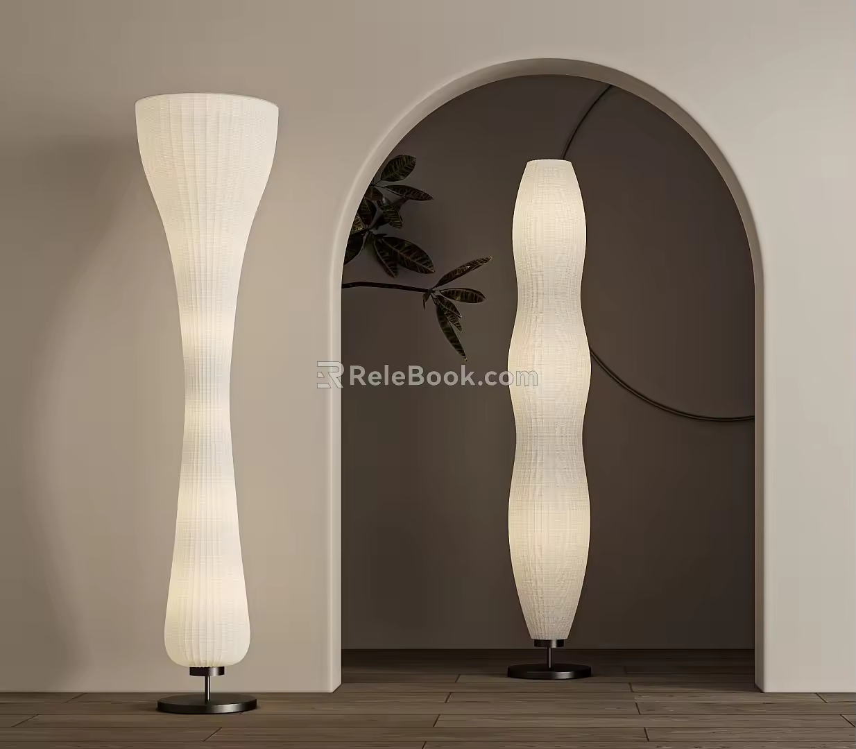 Quiet Ancient Floor Lamp 3d model