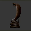 snake cobra venomous snake python reptile cold-blooded animal reptile 3d model